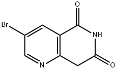 3-BroMo-6,8-dihydro-1,6-naphthyridine-5,7-dione Structure