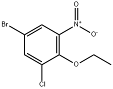 5-BroMo-1-chloro-2-ethoxy-3-nitrobenzene Structure