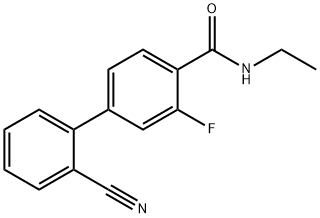 4-(2-Cyanophenyl)-N-ethyl-2-fluorobenzaMide Structure