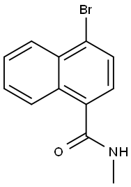 4-BroMo-N-Methylnaphthalene-1-carboxaMide Structure