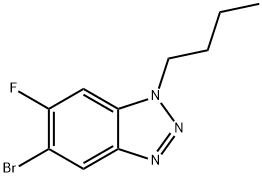 5-BroMo-1-butyl-6-fluorobenzotriazole Structure