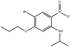 4-BroMo-N-isopropyl-2-nitro-5-propoxyaniline Structure