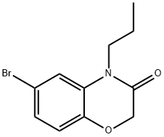 6-BroMo-4-propyl-2H-1,4-benzoxazin-3-one Structure