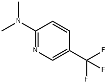 Dimethyl-(5-trifluoromethyl-pyridin-2-yl)-amine 구조식 이미지