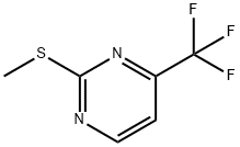 4-trifluoromethyl-2-methylthio-pyrimidine 구조식 이미지