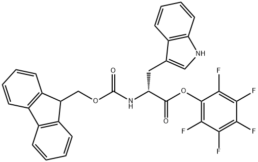 FMOC-D-TRP-OPFP Structure