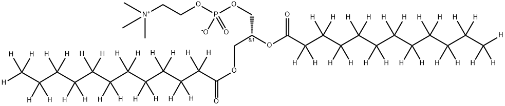 L-α-Dilauroyl Phosphatidylcholine-d46 Structure
