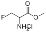 3-FLUORO-DL-ALANINE METHYL ESTER, HYDROCHLORIDE Structure