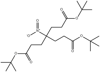 DI-T-BUTYL 4-[2-(T-BUTOXYCARBONYL)ETHYL]-4-NITROHEPTANEDICARBOXYLATE Structure