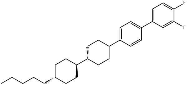 TRANS,TRANS-4"-(4"-PENTYLBICYCLOHEXYL-4-YL)-3,4-디플루오로비페닐 구조식 이미지