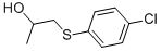 1-(p-chlorophenylthio)-2-propanol Structure