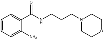 2-아미노-N-(3-MORPHOLIN-4-YLPROPYL)벤자미드 구조식 이미지