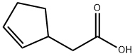 2-CYCLOPENTENE-1-ACETIC ACID 구조식 이미지