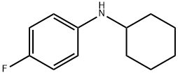 N-시클로헥실-4-플루오로아닐린 구조식 이미지