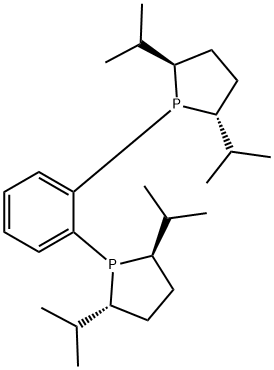 (+)-1,2-Bis[(2R,5R)-2,5-diisopropylphospholano]benzene Structure