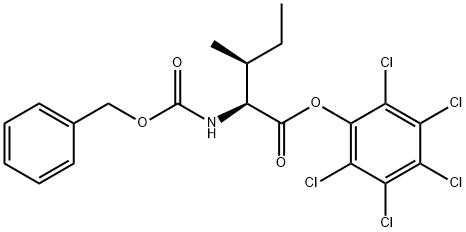 perchlorophenyl N-(benzyloxycarbonyl)-L-isoleucinate  Structure