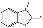 3-METHYL-1,3-BENZOXAZOLE-2(3H)-THIONE Structure