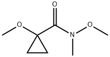 시클로프로판카르복사미드,N,1-디메톡시-N-메틸-(9CI) 구조식 이미지