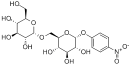 4-Nitrophenyl6-O-(a-D-glucopyranosyl)-a-D-glucopyranoside Structure