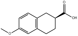 (S)-6-METHOXY-1,2,3,4-TETRAHYDRO-NAPHTHALENE-2-CARBOXYLIC ACID Structure