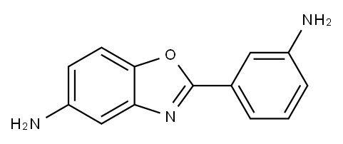 5-Amino-2-(3-aminophenyl)benzoxazole 구조식 이미지