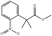 METHYL 2-METHYL-2-(2-NITROPHENYL)PROPIONATE Structure