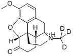 HYDROCODONE-D3 Structure