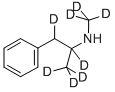 (+/-)-METHAMPHETAMINE-D8 Structure