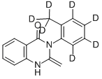 METHAQUALONE-D7 Structure