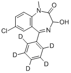 TEMAZEPAM-D5 Structure