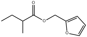 Butanoic acid, 2-methyl-, 2-furanylmethyl ester Structure