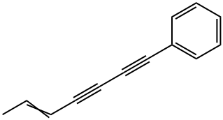 HEPT-1,3-DIYN-5-ENYLBENZENE Structure