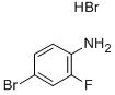 4-BROMO-2-FLUOROANILINE HYDROBROMIDE Structure