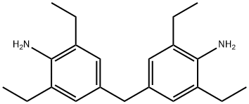 4,4′-메틸렌비스(2,6-디에틸아닐린) 구조식 이미지