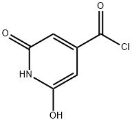 4-피리딘카르보닐염화물,1,2-DIHYDRO-6-HYDROXY-2-OXO- 구조식 이미지