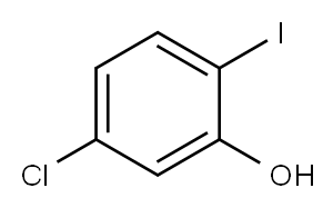5-CHLORO-2-IODOPHENOL Structure