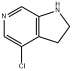 1H-Pyrrolo[2,3-c]pyridine, 4-chloro-2,3-dihydro- Structure