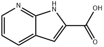 1H-PYRROLO[2,3-B]PYRIDINE-2-CARBOXYLIC ACID 구조식 이미지