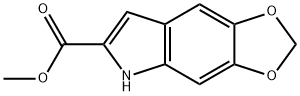 5H-[1,3]다이옥솔로[4,5-F]인돌-6-카복실산메틸에스테르 구조식 이미지