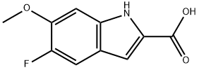 5-fluoro-6-Methoxy-1H-indole-2-carboxylic acid Structure