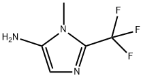 3-Methyl-2-(trifluoromethyl)imidazol-4-amine Structure