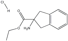 Ethyl 2-aMino-2,3-dihydro-1H-indene-2-carboxylate HCl Structure