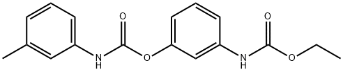 (3-Methylphenyl)carbamic acid 3-[(ethoxycarbonyl)amino]phenyl ester 구조식 이미지