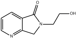 5H-Pyrrolo[3,4-b]pyridin-5-one, 6,7-dihydro-6-(2-hydroxyethyl)- 구조식 이미지