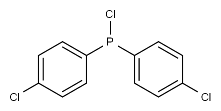 Chlorobis(4-chlorophenyl)phosphine, 98+% 구조식 이미지
