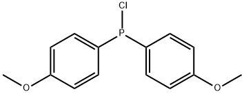 비스(4-메톡시페닐)클로로포스핀 구조식 이미지