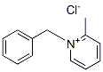 Pyridinium,2-methyl-1-(phenylmethyl)-,chloride Structure