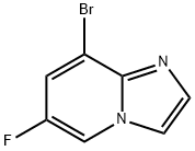 이미다조[1,2-a]피리딘,8-브로모-6-플루오로- 구조식 이미지