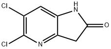 5,6-dichloro-1H-pyrrolo[3,2-b]pyridin-2(3H)-one 구조식 이미지