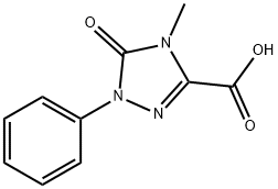 4-Methyl-5-oxo-1-phenyl-4,5-dihydro-1H-1,2,4-triazole-3-carboxylic acid Structure